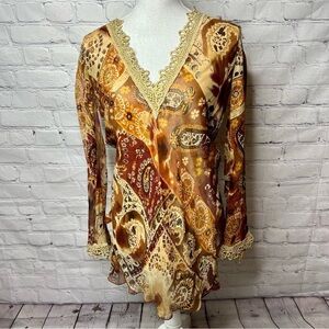 Cache Silk Tunic Small